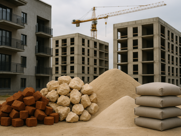 Construction material suppliers in Gulbarga - cement, sand, stone and laterite